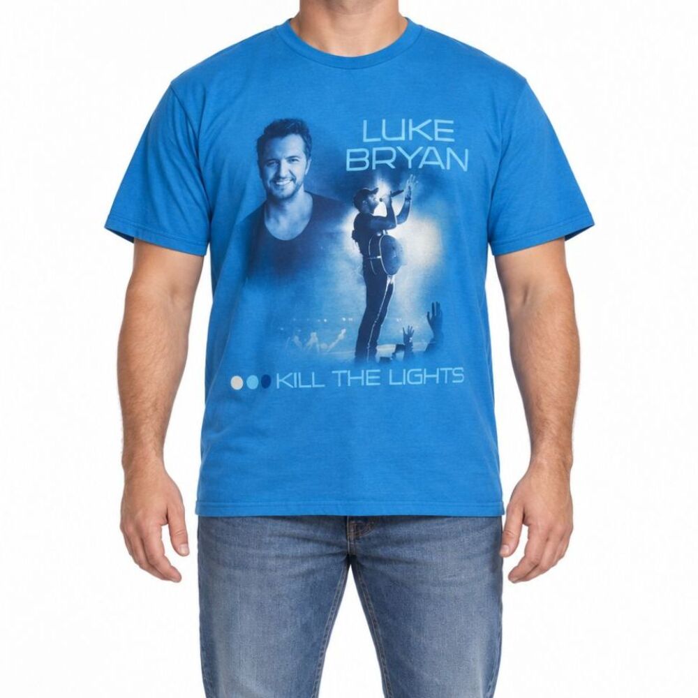 Luke Bryan Kill The Lights Tour T-Shirt | Size XL